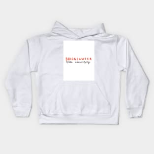 Bridgewater state university Kids Hoodie